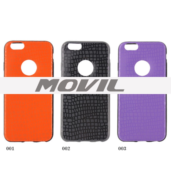 NP-2677 Cubrir de nuevo estilo PU funda de TPU para el iPhone 6-2